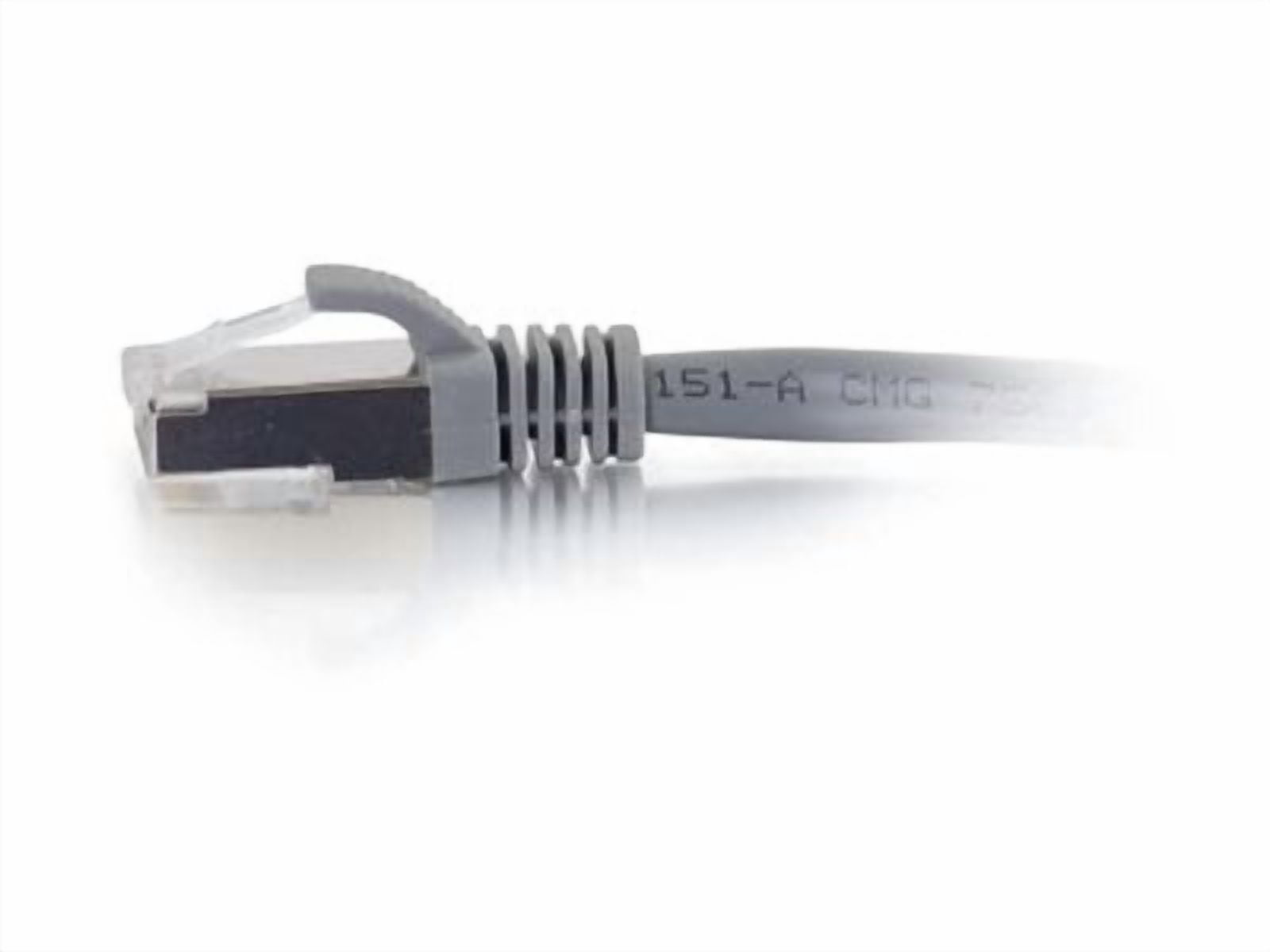 C2G Cat6a Snagless Shielded (STP) Network Patch Cable - patch cable - 9 ft - gray