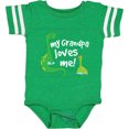 thumbnail image 3 of Inktastic My Grandpa Loves Me Dinosaur Boys Baby Bodysuit, 3 of 5
