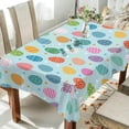 thumbnail image 6 of Coolnut Easter Egg Dots Rectangle Tablecloth, Spill-Proof Polyester Table Cloth, Table Cover for Kitchen Dining Picnic Holiday Party Decoration, 60"x60", 6 of 7