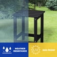 thumbnail image 3 of Tcbosik Outdoor HDPE Patio Side Table, 14-Inch Lightweight Square End Table for Bedroom, Living Room & Office, Easy to Assemble, Black, 3 of 8