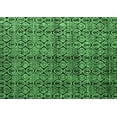 thumbnail image 1 of Ahgly Company Indoor Rectangle Abstract Emerald Green Modern Area Rugs, 4' x 6', 1 of 4