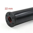 thumbnail image 3 of Cuerpo 22mm Boquilla Silenciador Moto Tubo Escape Acero Inoxidable Negro Brillante Unique Bargains, 3 of 5