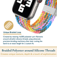 thumbnail image 3 of ComfiTime Apple Watch Band – Stretchy Braided iWatch Sport Band 38mm 40mm 41mm 42mm 44mm 45mm for Men & Women, Breathable Elastic Apple Watch Wristbands Strap for Series SE 9 8 7 6 5 4 3 2 1, 3 of 15