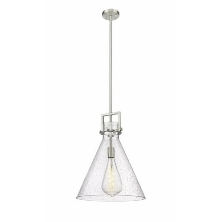 

Innovations Lighting - Newton Cone - 1 Light Stem Hung Pendant In Industrial