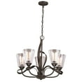 thumbnail image 1 of Vaxcel International H0185 5 Light Cinta Chandelier, 1 of 1
