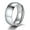 Silver, variant on ChainsProMax Men/Women Classic Plain Ring, 2/4/6/8mm Wedding Band, Gold Plated/Stainless Steel/Black