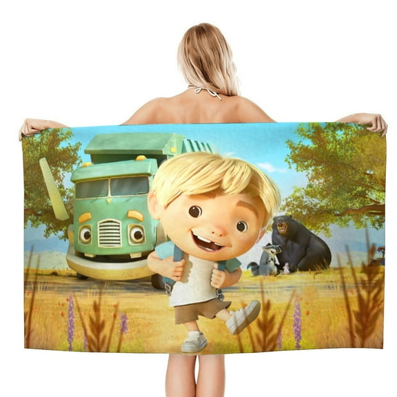 Trash Truck Gifts Beach Towel for Women Girl Birthday Inspired Fan Bath Outdoor Music Lover