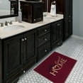 thumbnail image 6 of Ottomanson Machine Washable Non-Slip Rubberback Sweet Home 2x3 Indoor Area Rug, 2' x 3', Red, 6 of 8