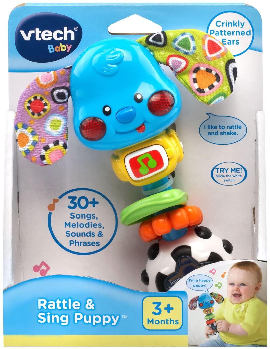 Developmental Baby Toys VTech Baby Rattle and Sing Puppy Toys for Baby Baby