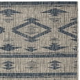 thumbnail image 6 of SAFAVIEH Courtyard April Southwestern Indoor/Outdoor Area Rug, 6'7" x 6'7" Square, Grey/Navy, 6 of 8