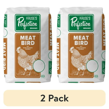 (2 pack) Meat Bird Crumble