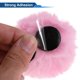 thumbnail image 5 of Accesorios para Casco de Motocicleta Decoración Cola Redonda para Cascos de Motocicleta Bicicleta Esquí Rosa Claro Pegatinas de Peluche 1 Juego, 5 of 6