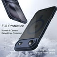 thumbnail image 4 of JETech Case for iPhone 17 Air, Shockproof Phone Bumper Cover, Solid Color Matte TPU Frame, Anti-Scratch Clear Back, 6.5-Inch Display (Storm Blue), 4 of 5
