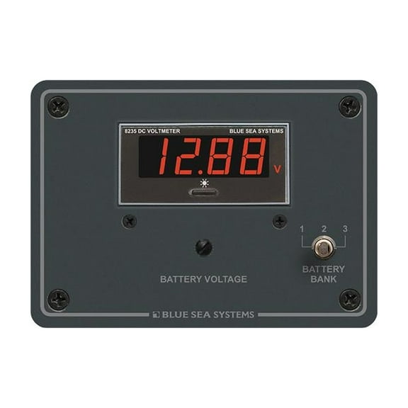 Blue Sea Systems Boat/RV 8051 DC Digital Voltmeter Panel