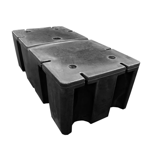 24 in. x 48 in. x 16 in. Foam Filled Dock Float Drum distributed by Multinautic