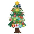 thumbnail image 6 of Fattazi DIY Felt Christmas Tree for Toddlers Kids Gift, 3FT Wall Hanging Xmas Tree with 26 Ornaments, Educational Holiday Toy for Boys Girls, 6 of 8