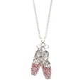 thumbnail image 1 of Ballet Shoe Necklace Crystal Necklace Rhinestones Clavicle Chain Women Jewelry Gift, 1 of 7