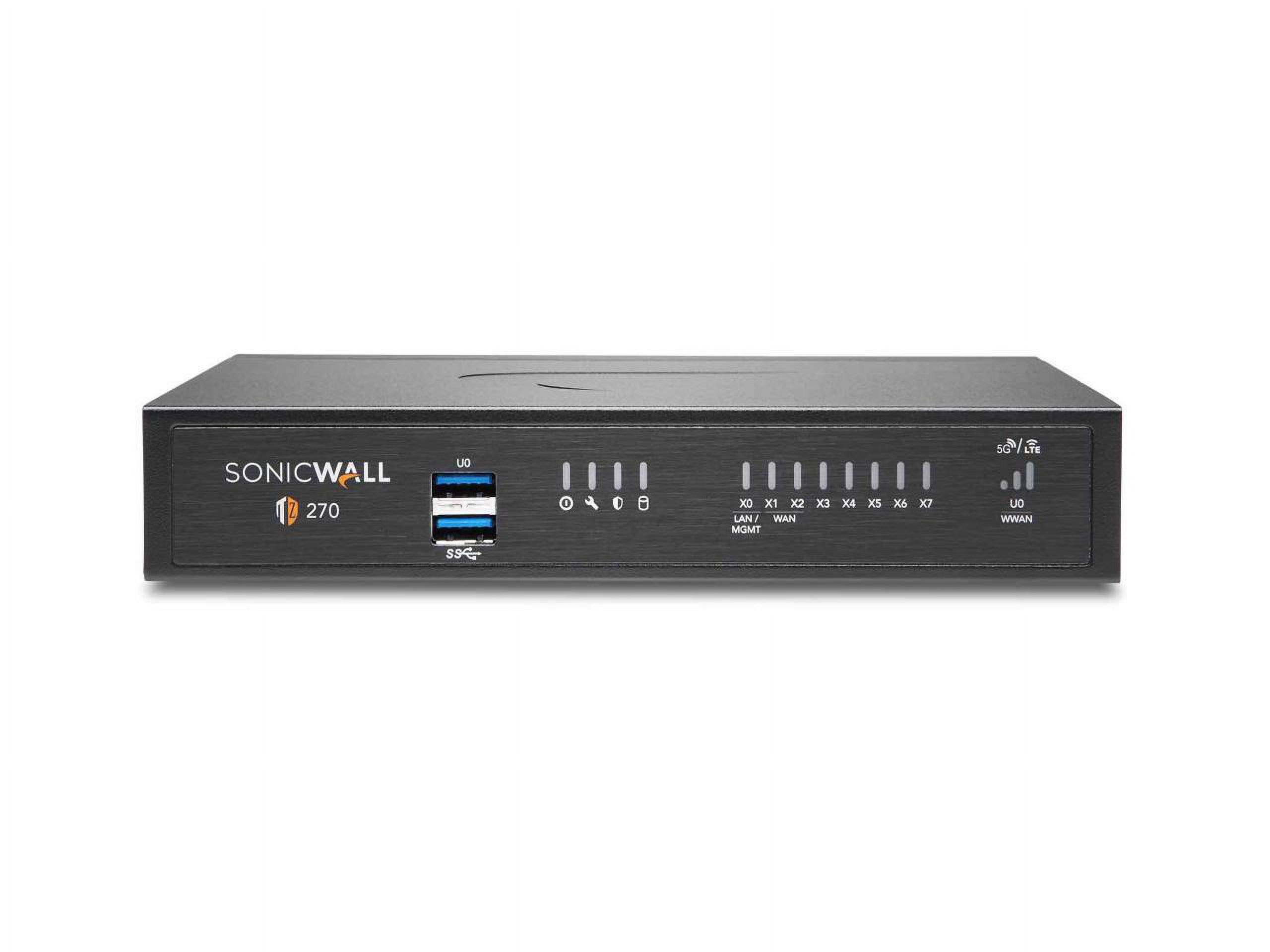 SonicWall TZ270 Firewall (Gen 7) 2 Years Secure Upgrade Plus Adv 02-SSC-6844 - image 5 of 12