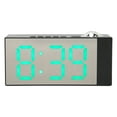 thumbnail image 2 of Reloj despertador de proyección con puerto de carga USB, reloj Digital de brillo ajustable con proyector giratorio de 180 grados para techo, 2 of 5