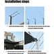 thumbnail image 5 of Malla de protección solar, tela transpirable para jardines al aire libre, cubierta duradera de HDPE para plantas con ojales para una fijación segura (2 x 2 m), 5 of 5