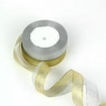 thumbnail image 5 of U8MO 50 Yards 1/4" (6mm) Sparkly Metallic Ribbon Wedding Christmas Wrap Craft-Gold, 5 of 6