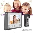 thumbnail image 3 of Wired Video Intercom System, Video Door Phone Camera Kit, 7in Color Screen Waterproof Visual , Support Monitoring, Unlock, IR Night Vision, 12 Ringtones Optional, 3 of 8