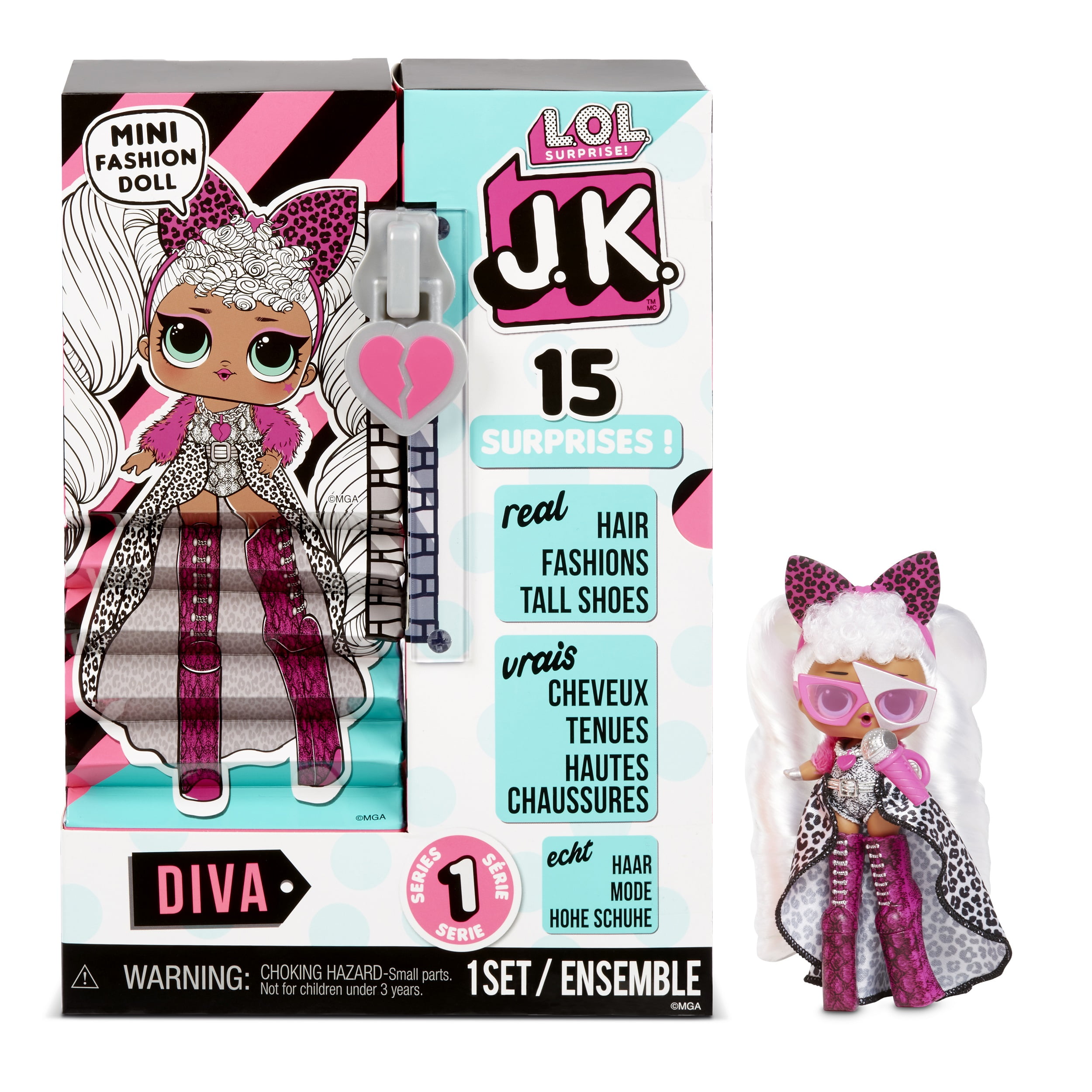 Random 3 LOL Surprise Under Wraps Confetti Pop series 1 2 3 4 doll Toy Girl Gift 