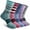 Gray/Purple/Blue/Berry/Green, variant on 5 Pairs Compression Socks for Women & Men Warm Thermal Winter Cozy Cushioned Moisture Wicking Socks for Cycling Athletic Hiking Running