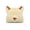 Off-white, variant on Cute Fox Ear Knit Cold Hat for Women, Fall Winter Warm Beanie