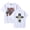 White, variant on Bladee Merch T-shirt Summer Unisex Short-sleeved Fashion Y2K Casual Stylish Design Tee