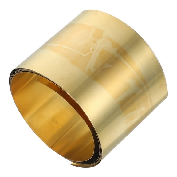 YOSADIER Ultrathin Golden Brass Foil Roll for Crafts and Lab Use, Easy to Cut and Shape, Ideal for Projects