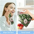 thumbnail image 7 of Cactus Flower Washcloths, Soft and Absorbent Cotton Towel, 2 Pack 12 X 12 Inches Premium Quick Dry Face Towel Wash cloth, 7 of 7