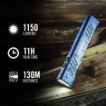 thumbnail image 2 of Linterna Coast Slayer recargable USB C de 1150 lúmenes, color azul, 2 of 8