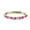 Hot Pink, variant on Light Blue Enamel Bangle, Delicate Flower Pattern for Every Day