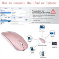 thumbnail image 4 of Souris Bluetooth Rechargeable Sans Fil pour MacBook Pro, Souris Sans Fil Bluetooth pour Ordinateur Portable PC, 4 of 5