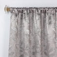 thumbnail image 2 of Superior Blackout Leaves Curtains Set of 2, Light Filtering Rod Pocket Curtain Panel Set, Cappuccino-Brown, 26"W x 63"L, 2 of 9