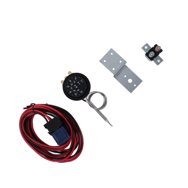 Kit de cables de relé de control de coche juego de termostato de ventilador de radiador de ajuste plástico metálico de 12V para camión ANGGREK Otros