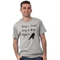 thumbnail image 3 of Crawl Walk Ninja Stealth Karate Men's Graphic T Shirt Tees Brisco Brands M, 3 of 5
