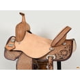 thumbnail image 5 of 16 Flex Tree Western Horse Saddle American Leather Barrel Trail Hilason, 5 of 8