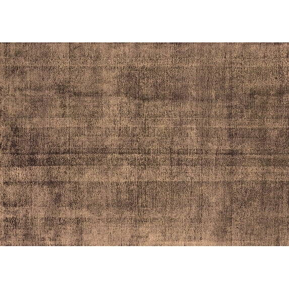Ahgly Company Indoor Rectangle Oriental Brown Industrial Area Rugs, 6' x 9'