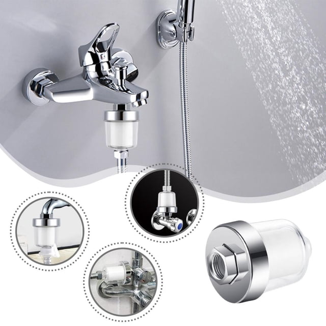 Feltree Shower Filter Showerhead Filter for Hard Water Shower Water Filter with Replaceable Filter Cartridges for RemovingFluoride,