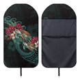 thumbnail image 5 of KUIFORTI Waterproof Car Seat Towel Cover, for Gym Workout Beach Hiking, Non-Slip Washable Universal Fit, Fits Cars, SUVs, Trucks, Turtle Floral Print Front Seat Protector, 5 of 7