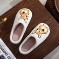 thumbnail image 3 of BERANMEY Cute Animal Slippers for Women Men Cartoon Womens Slippers Fuzzy Fall Winter Warm Cozy Couple House Slippers Shoes, 3 of 5