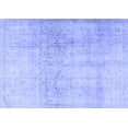 thumbnail image 1 of Ahgly Company Machine Washable Indoor Rectangle Persian Blue Traditional Area Rugs, 8' x 12', 1 of 4