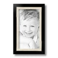 thumbnail image 2 of ArtToFrames 6x11 inch Black with Sliver slope Picture Frame, Black Wood Poster Frame (4984), 2 of 7