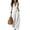 White, variant on Causal Jumpsuits for Women V Neck Sleeveless Cinched Waisted Wide Leg Overalls With Pockets Loose Vacation Solid Rompers, 2XL