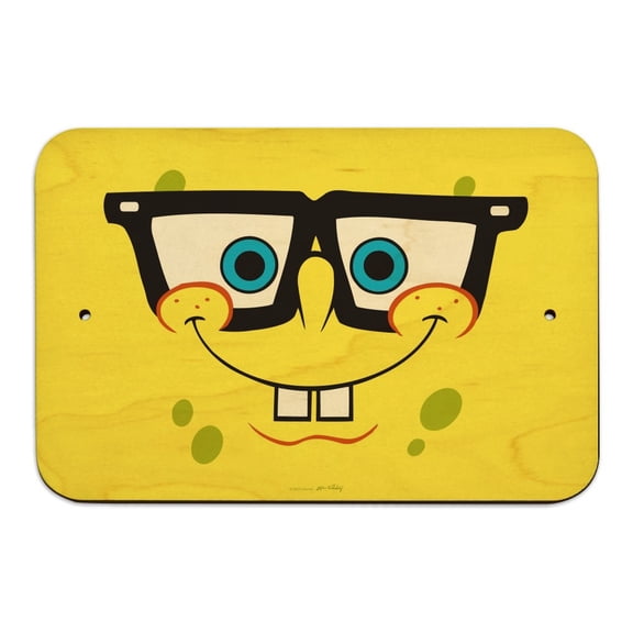SpongeBob Nerd Face Home Business Office Sign
