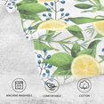 thumbnail image 3 of Dreamtimes Watercolor Lemons Berries Hand Towels for Bathroom 100% Cotton 2 pcs Face Towel 16 x 28 inch, Absorbent Soft & Skin-Friendly, 3 of 6