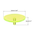 thumbnail image 2 of Uxcell 24mm Round Transparent Plastic Golf Ball Markers for Flat Position Mark Yellow 50 Pack, 2 of 5