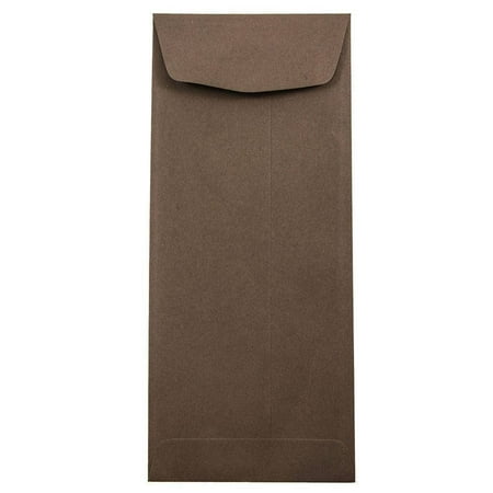UPC: 0707152641364 | JAM #11 Policy Envelopes  4.5×10.4  50/Pack  Dark Brown